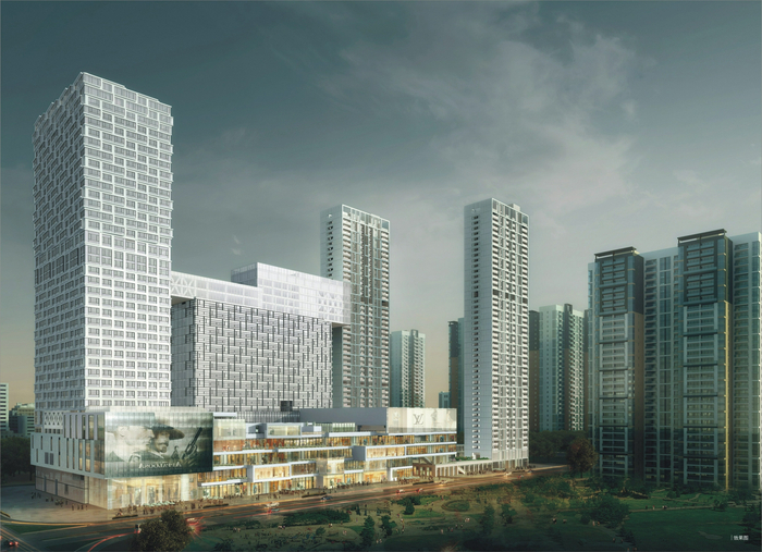 深圳海境界二期为30万方综合体