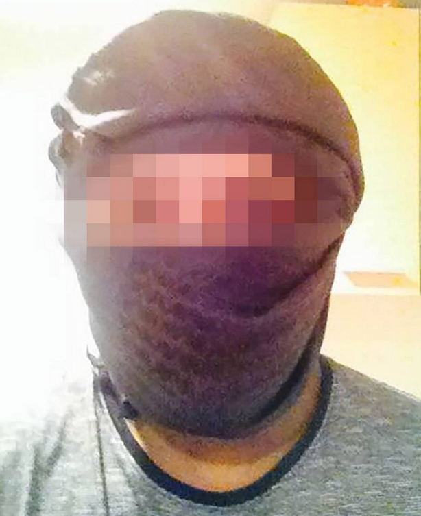 持刀袭击事件凶手照片（图自新媒）