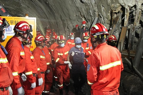 救援现场（央广网发 国家安全生产应急救援中心 供图）