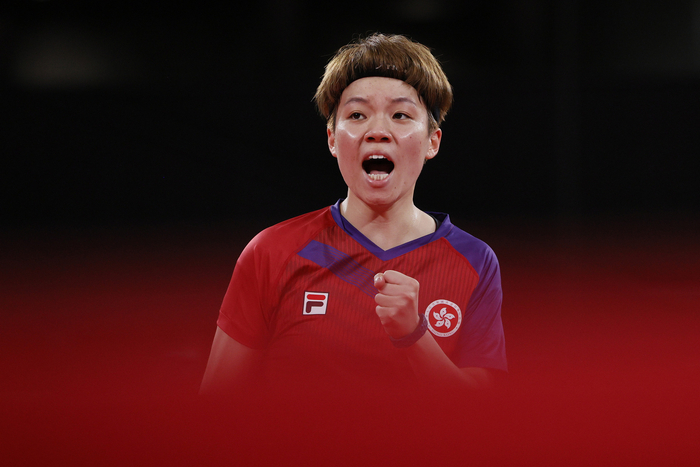 图为杜凯琹在比赛中。图片来源：视觉中国