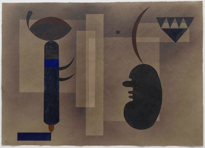 康定斯基《阴郁的情形》（GloomySituation）1933