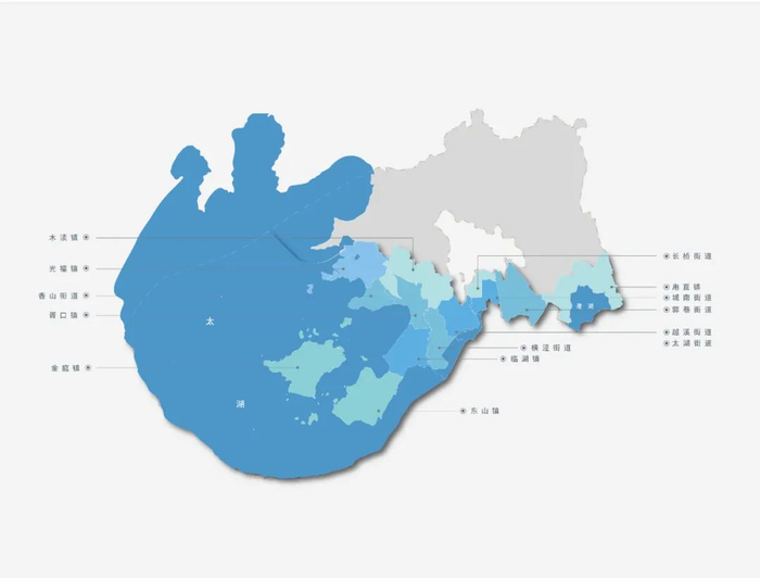 吴县、吴中区位置关系示意图