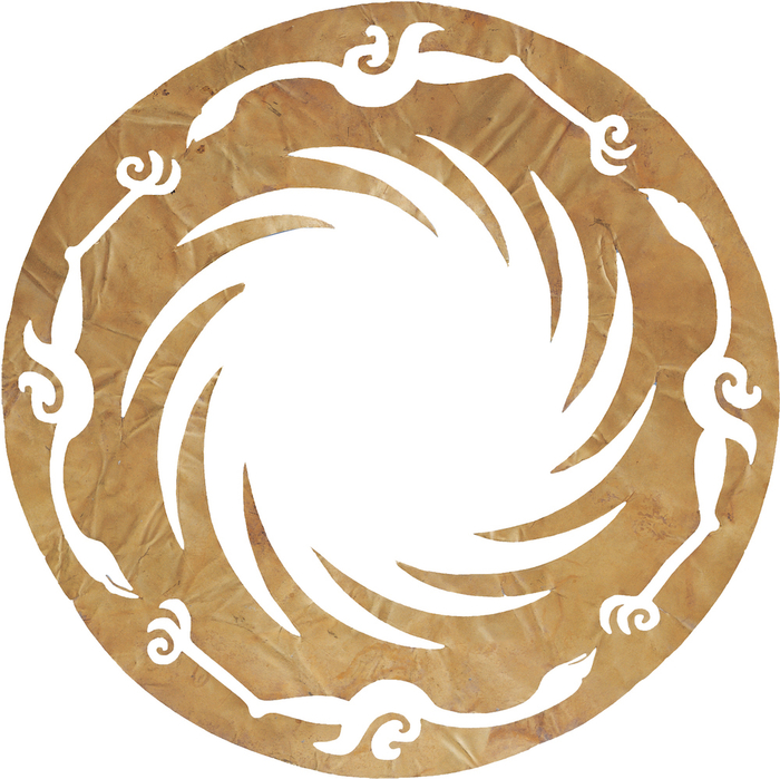 太阳神鸟（复制品）晚商至西周金金沙遗址博物馆藏