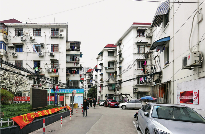 今蕃瓜弄小区内景