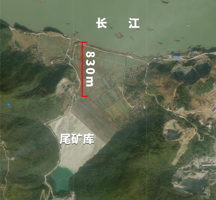 大冶有色公司丰山铜矿尾矿库环境隐患突出，距离长江干流800余米，未建截洪沟。