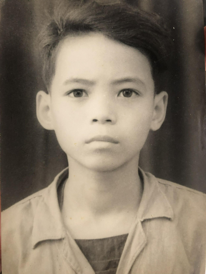 童年时期的宋振华。翻拍