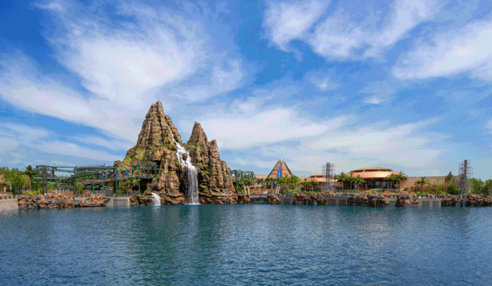 ▲‍努布拉岛假山实景