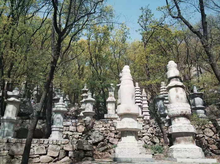 盘山景区的塔林