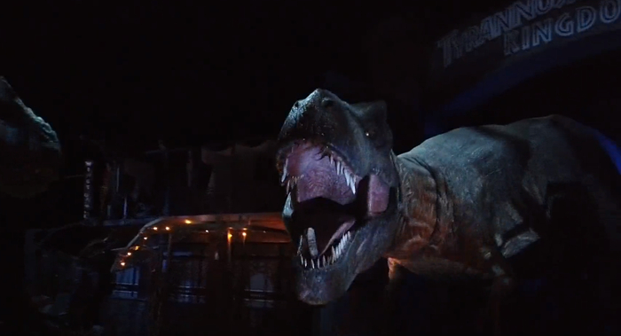 ▲侏罗纪世界大冒险骑乘项目实景