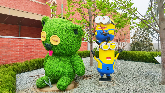 ▲小黄人乐园实景图