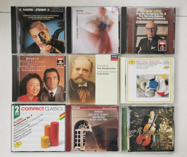 笔者收藏的部分德沃夏克唱片