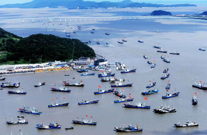 舟山沿海航路（央广网发 舟山海事局供图）