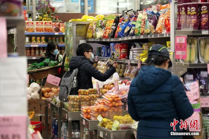 资料图：加拿大多伦多中区唐人街。中新社记者 余瑞冬 摄