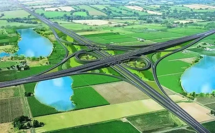 G36宁洛高速公路路段效果图