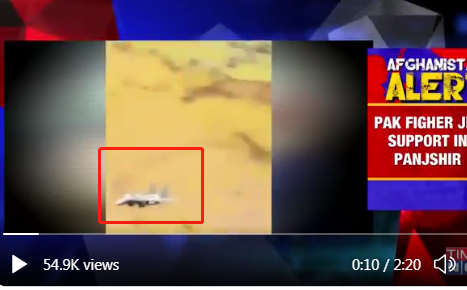 上面两张截图是今日印度电视台播放的画面。