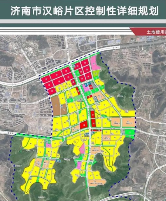 （汉峪片区控规图，金科琼华九璋供图，央广网发）
