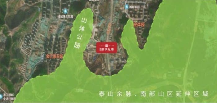 （项目区位示意图，金科琼华九璋供图，央广网发）