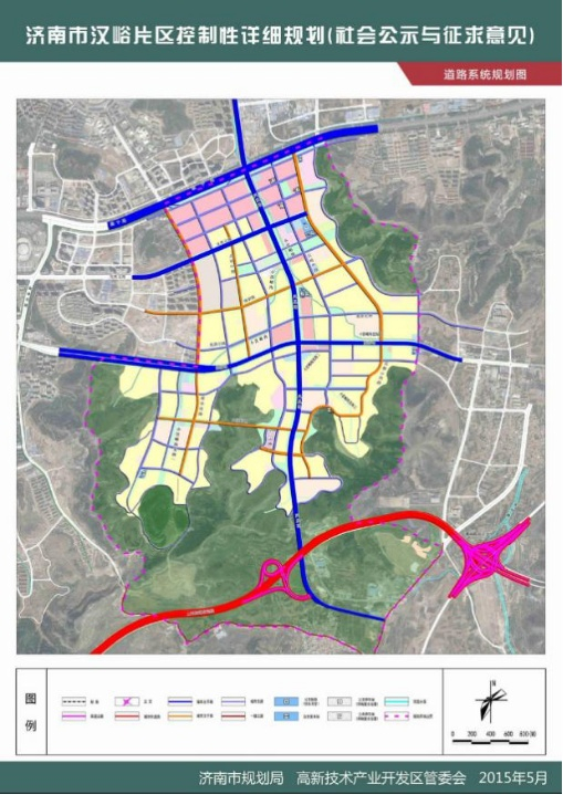 （汉峪片区控规公示图，金科琼华九璋供图，央广网发）