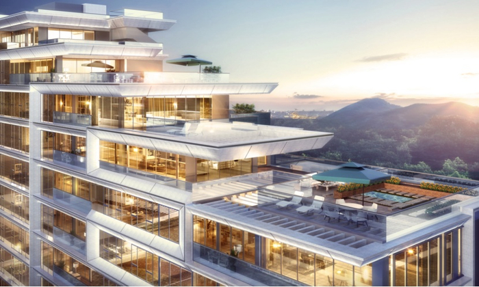 （项目景观示意图，金科琼华九璋供图，央广网发）