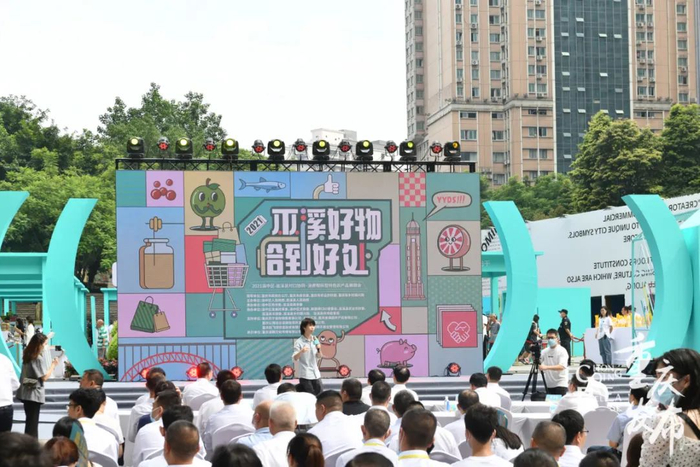 渝中区·巫溪县产业协同发展招商推介会现场。邹乐 摄