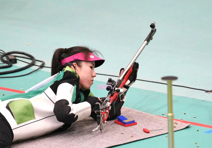 苗婉茹在决赛中。北京日报客户端记者 刘平 摄
