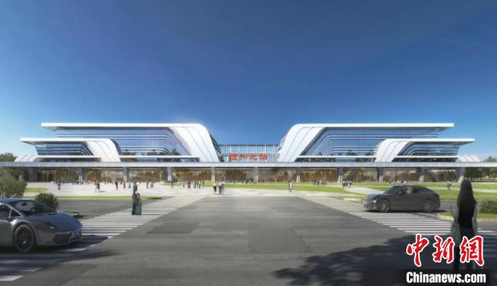 铁路温州北站效果图 永嘉发布供图