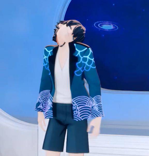  虚拟偶像“头掉了”。