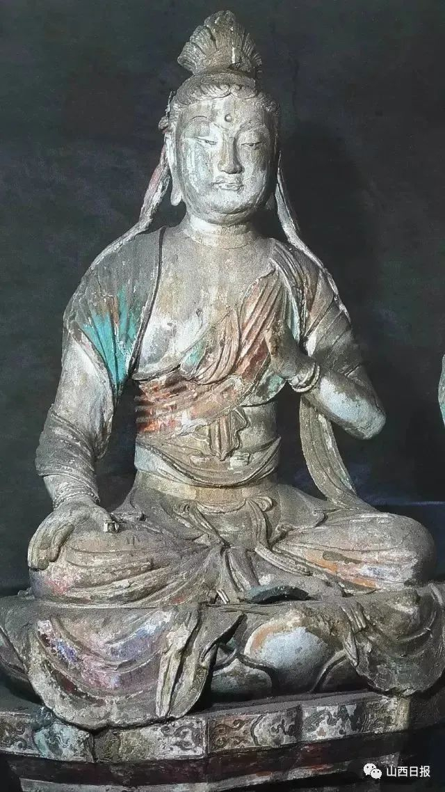 ▲  青莲寺彩塑