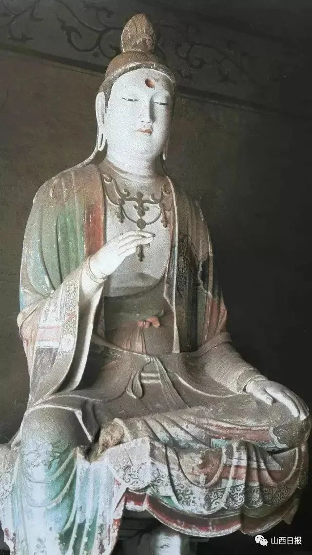 ▲  青莲寺彩塑