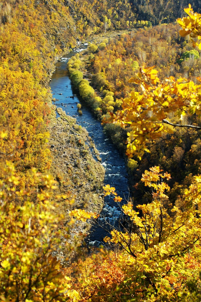 黑河锦河大峡谷：黑河市锦河农场。