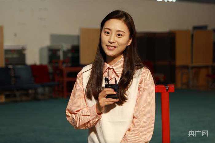 （北方昆曲剧院国家一级演员邵天帅接受央广网记者采访。央广网记者 阮修星摄）