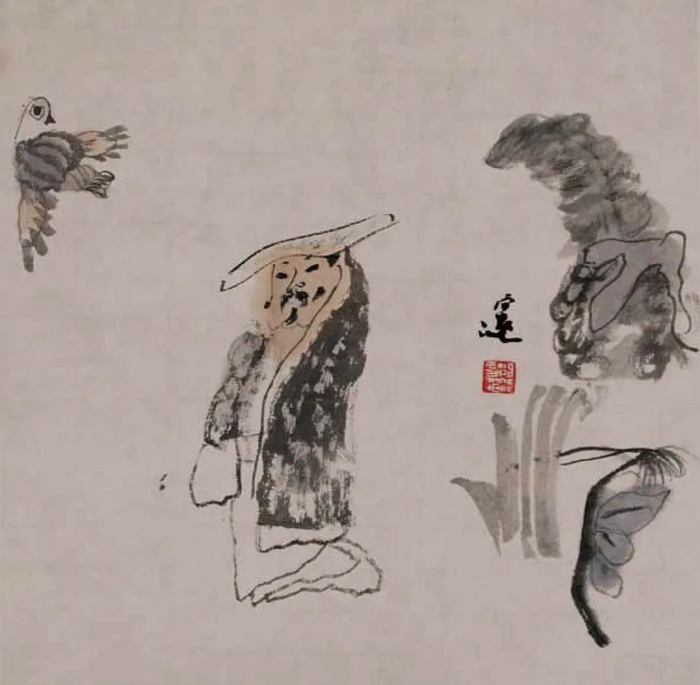 《雅趣图》之一薛邃