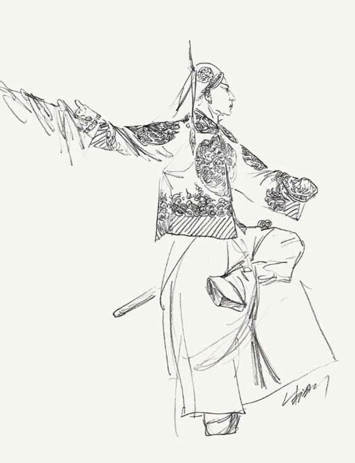 《戏曲人物》朱刚