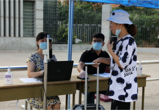 信息核验演练（央广网发 中原科技学院供图）