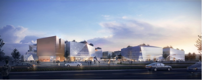 （TOD商业综合体意向图，企业提供，央广网发）