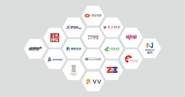 | 部分入驻长房·视谷中心企业LOGO示意图