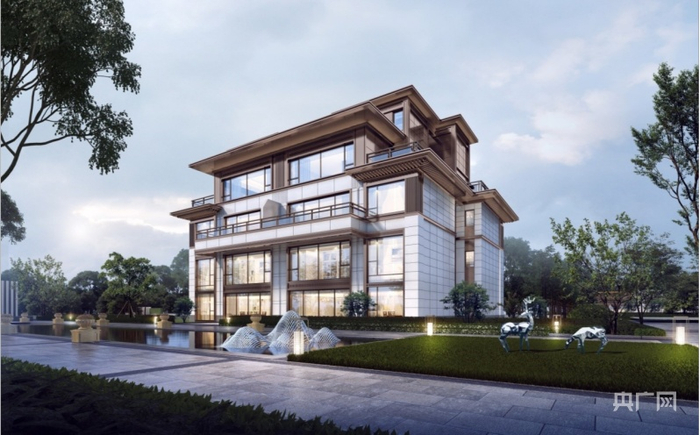 建发和玺别墅意境图（央广网发 重庆建发和玺供图）
