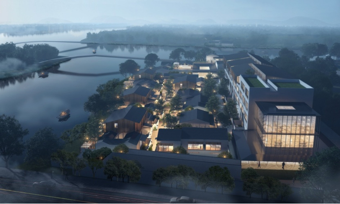 （花间堂酒店意向图，企业提供，央广网发）