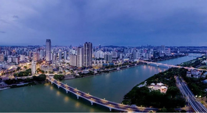 （邕江实景图，企业供图，央广网发）