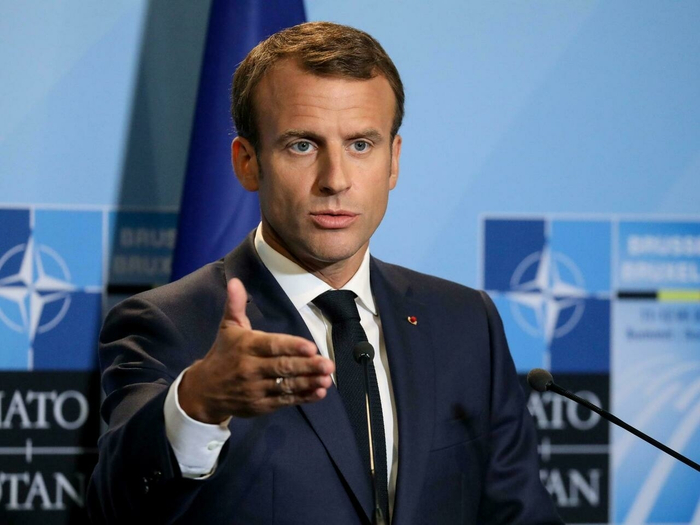 资料图：法国总统马克龙