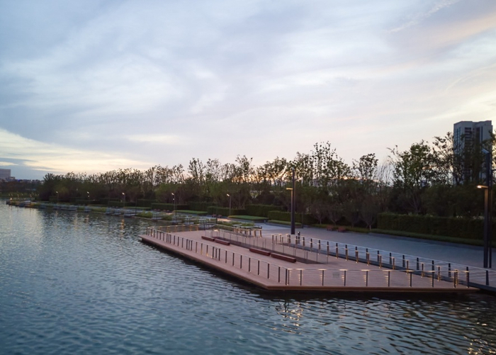 （实拍图，蔚蓝湖滨城提供，央广网发）