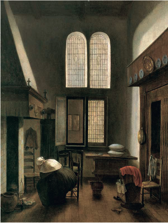 雅各布·弗雷尔（JacobusVrel）描绘日常生活的作品