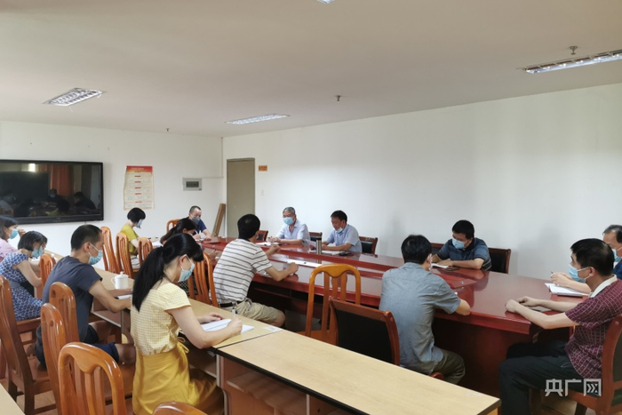 学院进行线上教学工作部署（央广网发 莆田市教师进修学院供图）