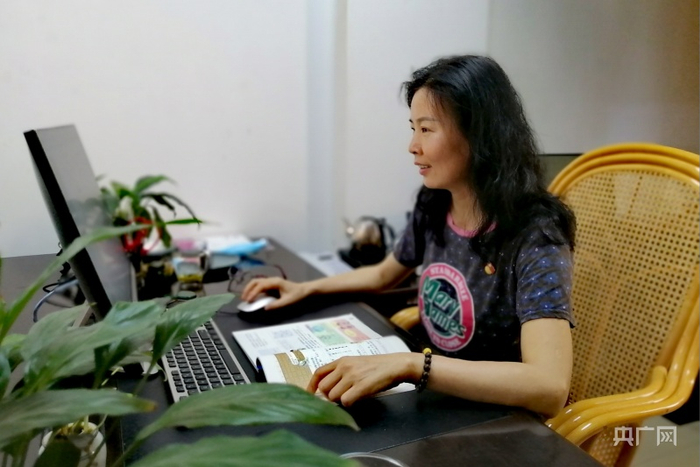 教师开展线上教学（央广网发 莆田市教师进修学院供图）