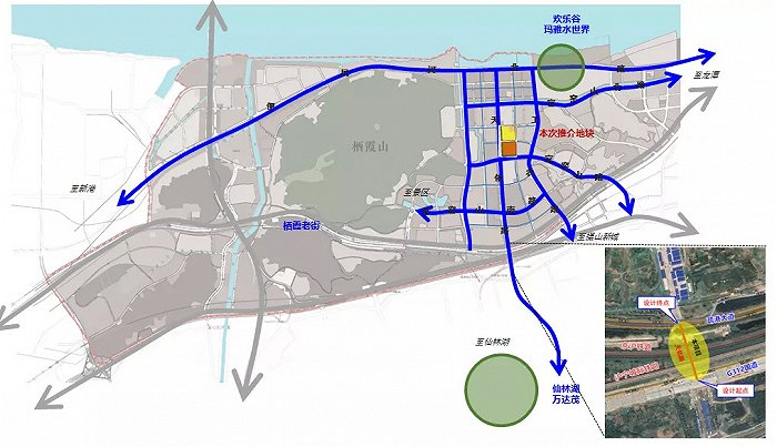 交通网分部示意图
