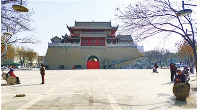 （《中山日报》社旧址，就在今日的玉皇阁广场上。刘旭卓摄）