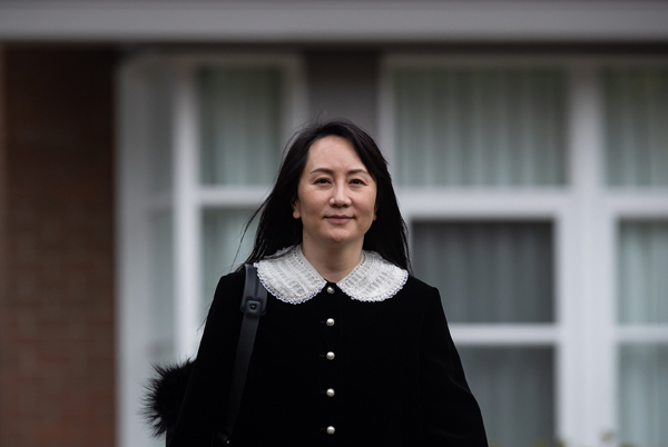 　　当地时间2021年4月1日，加拿大温哥华，华为首席财务官孟晚舟前往不列颠哥伦比亚省最高法院参加引渡听证会。