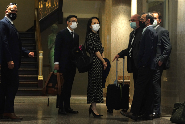 　当地时间9月24日，孟晚舟女士即将回国。