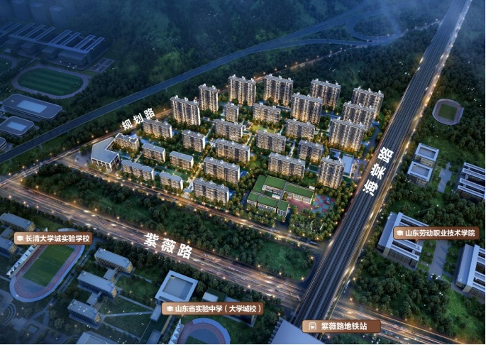 （效果图，金科华都·学林府供图，央广网发）