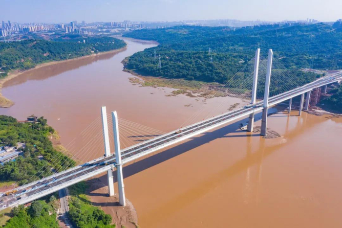 水土新城大桥实景（央广网发 林同棪国际供图）